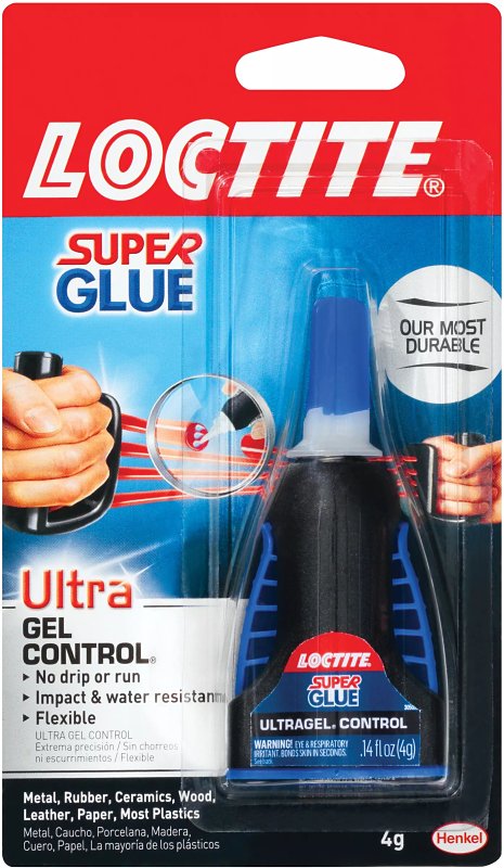 Loctite Ultra Glue, Gel, Irritating, Clear, 4 g Bottle