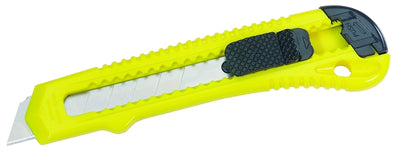 STANLEY Quick-Point Series Utility Knife, Carbon Steel Blade, Contour-Grip Handle, Black/Yellow Handle
