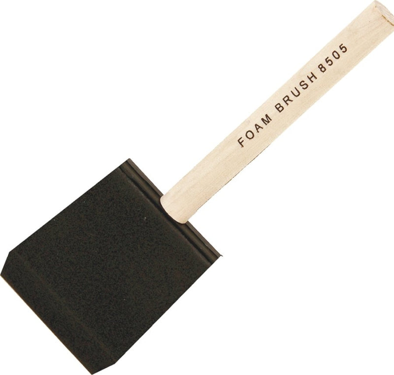 ProSource Paint Brush, 2 in Brush, Foam Brush, Wood Handle