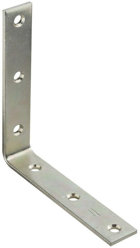 National Hardware 115BC Series Corner Brace, 5.97 in L, 1.12 in W, 5.97 in H, Steel, Zinc