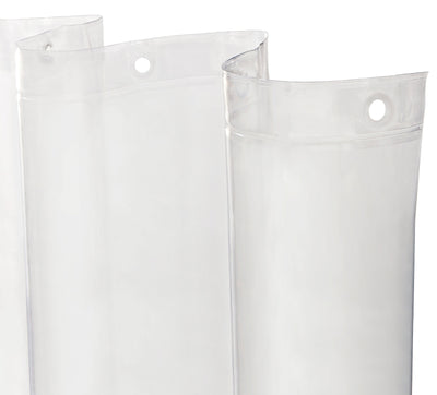 Kenney KN61433 Shower Liner, Lightweight, 72 in L, 70 in W, PEVA, Clear