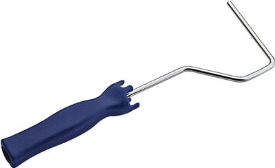 Wooster Roller Frame, 12 in L, 4 in W, 4 in L Roller, Plastic Handle, Threaded Handle, Blue Handle