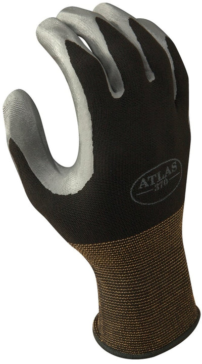 Atlas 370 Nitrile-Coated Work Gloves — Breathable, Lightweight, Snug Fit (12 Pairs, Dozen Pack)