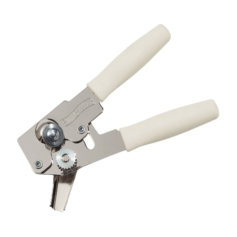 Swing-A-Way 107WH Can Opener, Soft-Grip Handle, Plastic/Steel, White