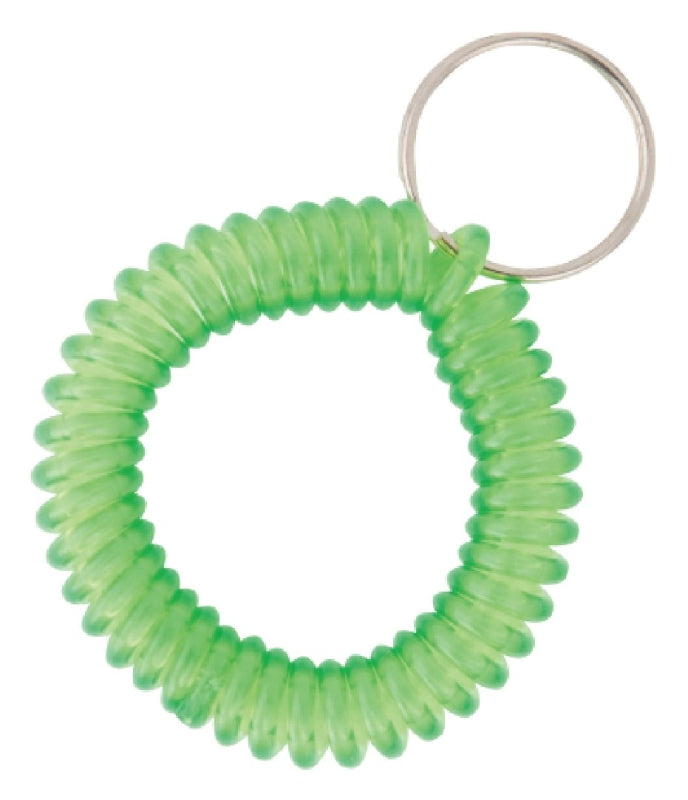 Vulcan Wrist Key Holder, Key Ring Ring, 7/8 in Dia Ring, EVA Case, Blue/Green/Red