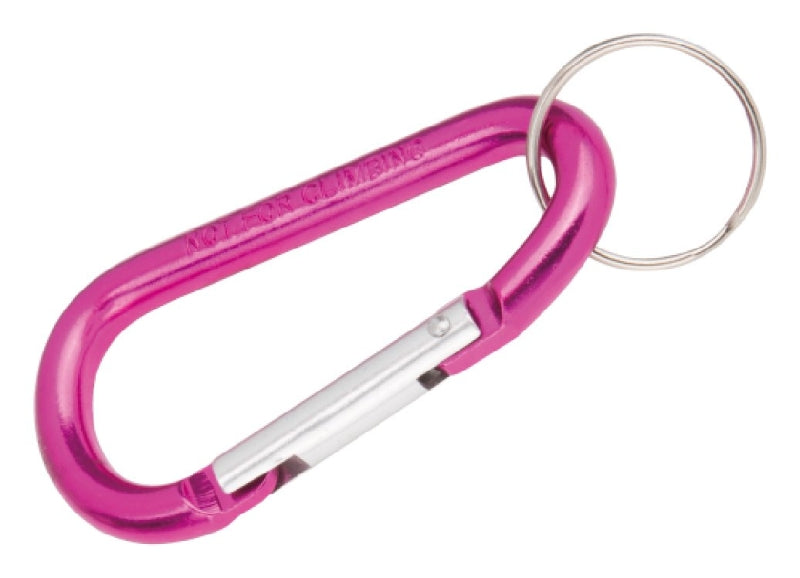 Vulcan Key Chain, Key Ring Ring, 7/8 in Dia Ring, Aluminum Case, Blue/Gold/Green/Pink
