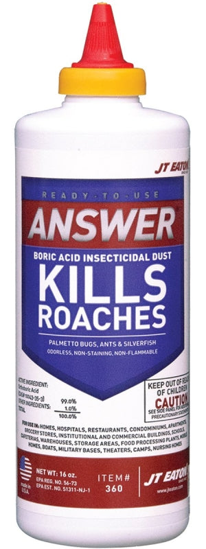J.T. Eaton Answer 360 Insecticidal Dust, Powder, 16 oz Bottle