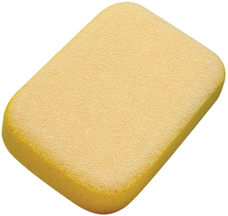 M-D Double-Textured Scrubbing Sponge, 7 in L, 5 in W, Yellow