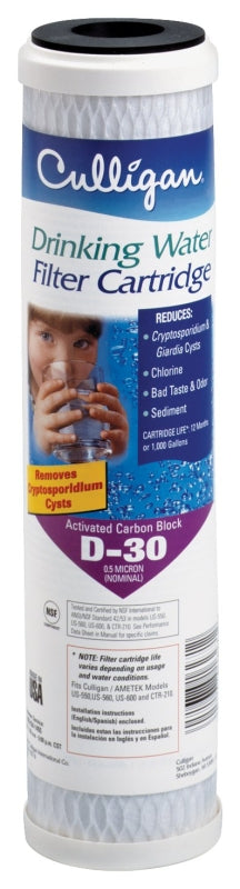 Culligan D-30A Under Sink Replacement Water Filter Cartridge