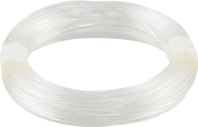 OOK Picture Hanging Wire, 15 ft L, Nylon, Clear, 30 lb