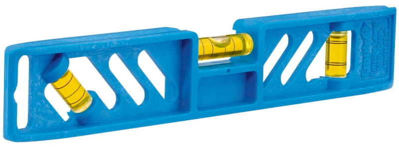 Empire POLYCAST Series Torpedo Level, 9 in L, 3-Vial, Plastic, Yellow