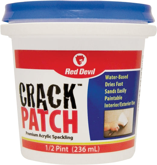 Red Devil Spackling, White, 0.5 pt Tub
