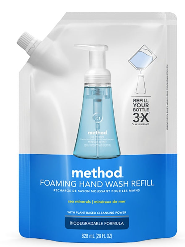 Method Foaming Hand Wash Refill, Sea Minerals, 28 oz