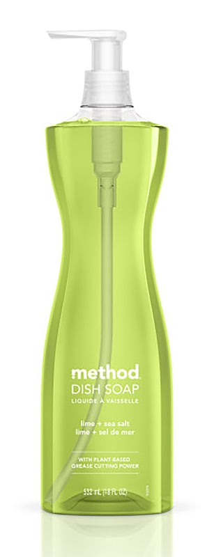 Method Dish Soap Pump, Lemon Sea Salt, 18 oz