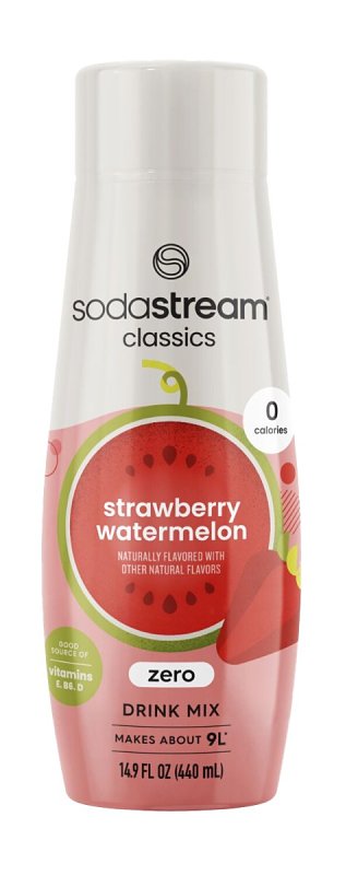 SodaStream Classics Zero Strawberry Watermelon soda mix 14.9 fl-oz bottle