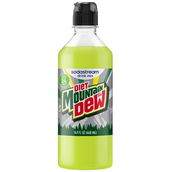 SodaStream Diet Mountain Dew soda mix 440ml bottle