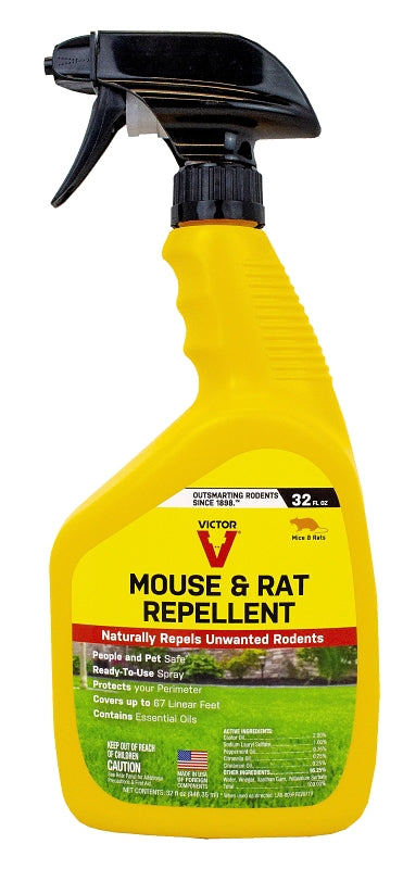 Victor M809 Ready-to-Use Mouse and Rat Repellent Spray, Repels: Mouse, Rats