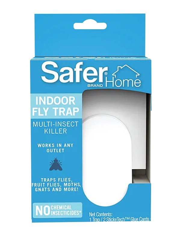 Safer SH502 Plug-In Fly Trap, Includes: (2) StickyTech Glue Cards