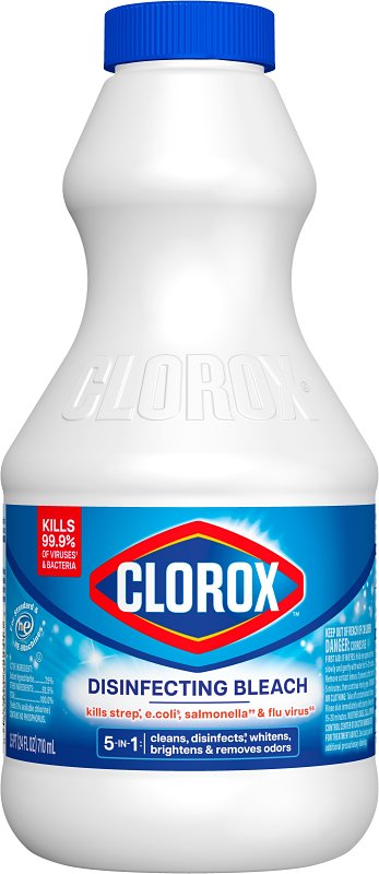 Clorox Regular Bleach, 24 oz, Liquid, Bleach