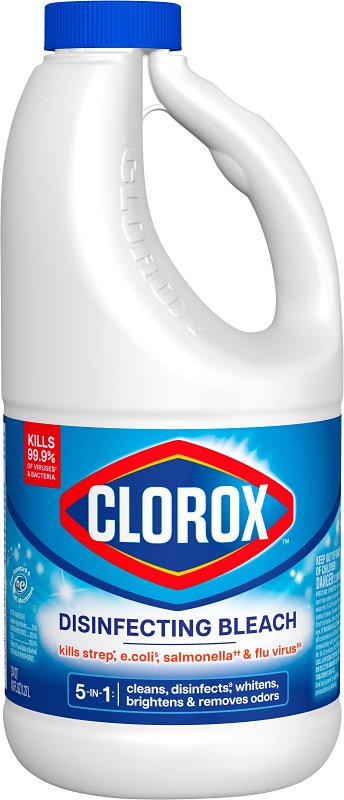 Clorox Regular Bleach, 43 oz, Liquid, Bleach
