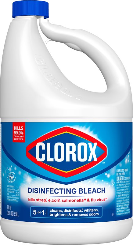 Clorox 32424 Concentrated Bleach, 121 oz, Liquid, Regular