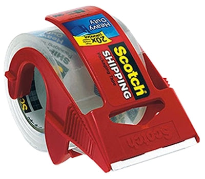 Scotch Packaging Tape, 800 in L, 1.88 in W, Acetate Backing, Clear