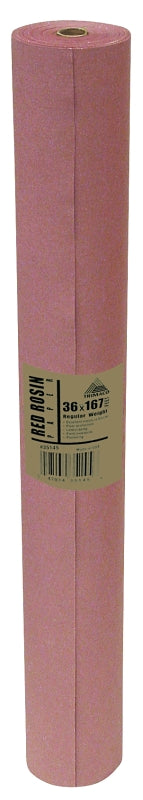 Trimaco Flooring Paper, 167 ft L, 36 in W, Rosin, Red