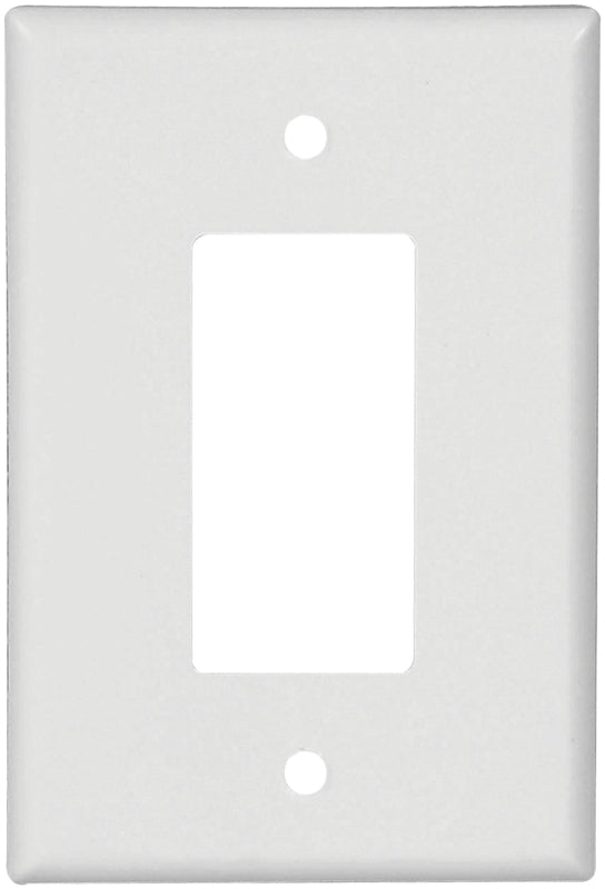 Eaton Wiring Devices Wallplate, 5-1/4 in L, 3-1/2 in W, 1 -Gang, Thermoset, White, High-Gloss