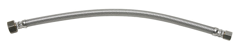 Fluidmaster Click Seal Series Water Supply Connector, 3/8 x 1/2 in, Polymer/Stainless Steel