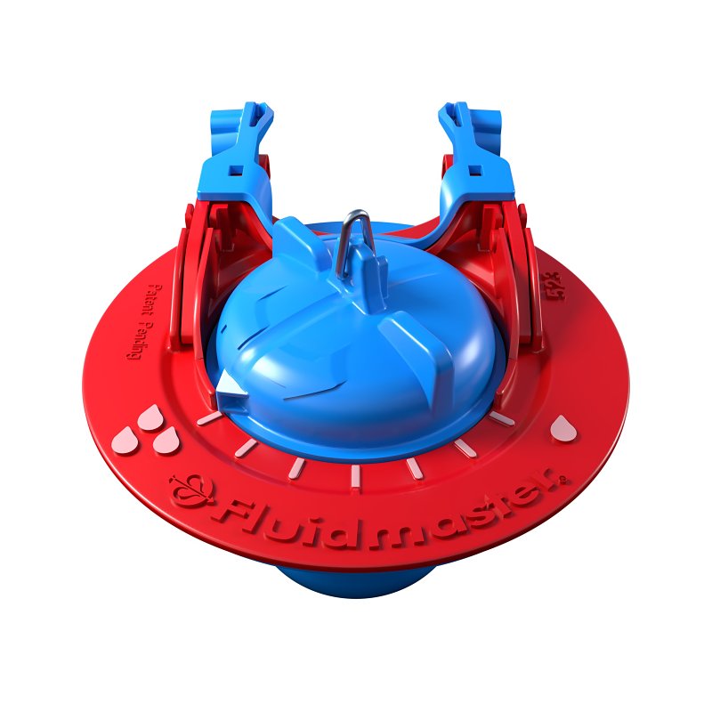 Fluidmaster 523A-009-T4 Adjustable Flapper, Plastic/Rubber, Multi-Color, For: 2 in and 3 in Flush Valves