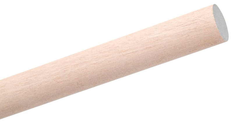 Waddell Dowel, 3/16 in Dia, 36 in L, Hardwood, Green