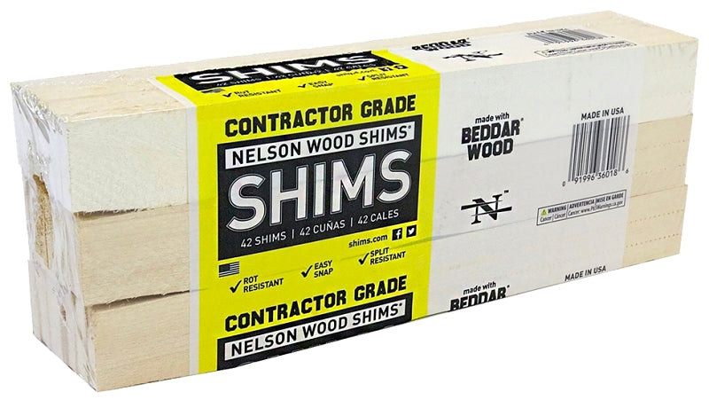 Nelson Shim, 12 in L, Wood, Yellow