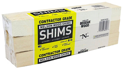 Nelson Shim, 12 in L, Wood, Yellow