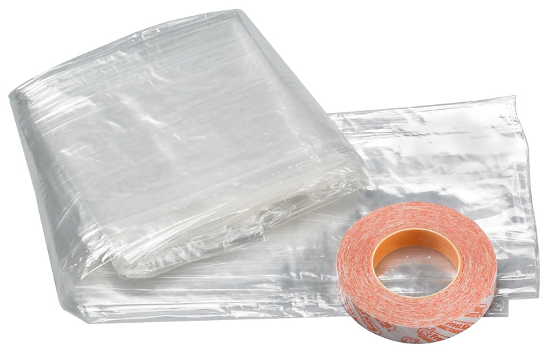 Frost King V73H Indoor Shrink Window Kit, 62 in W, 0.75 mil Thick, 42 in L, Plastic, Crystal Clear, 1/PK
