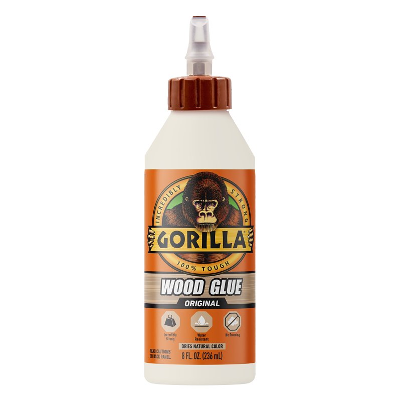 Gorilla 6200002 Glue, Light Tan, 8 oz Bottle