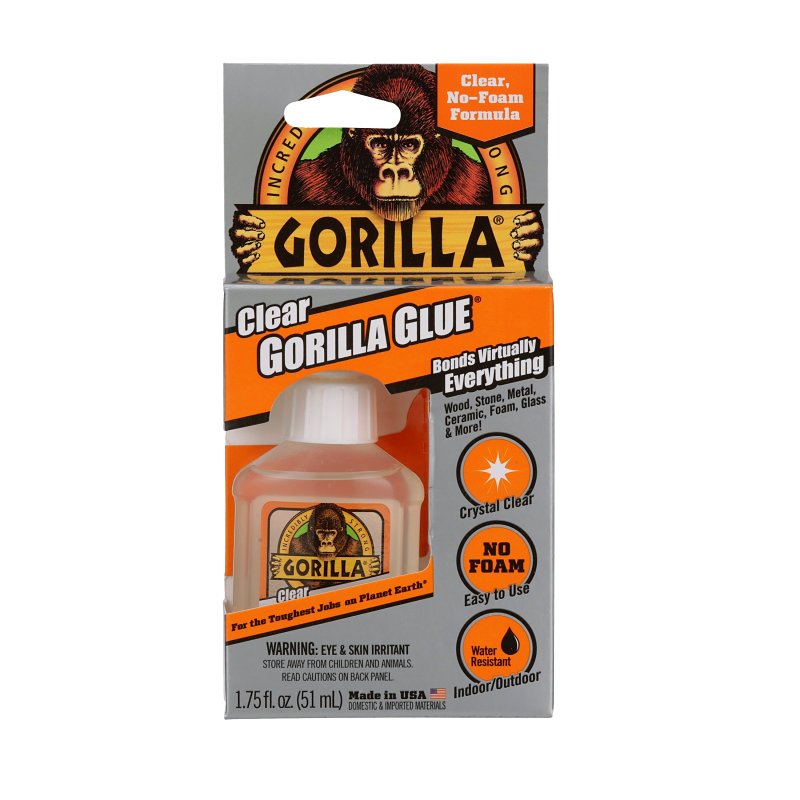 Gorilla 4500102 All-Purpose Glue, Clear, 1.75 oz Bottle