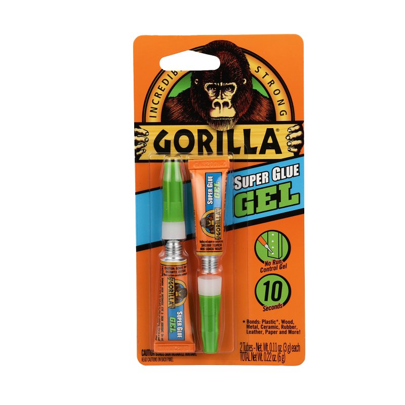 Gorilla Super Glue, Liquid, 3 g Tube