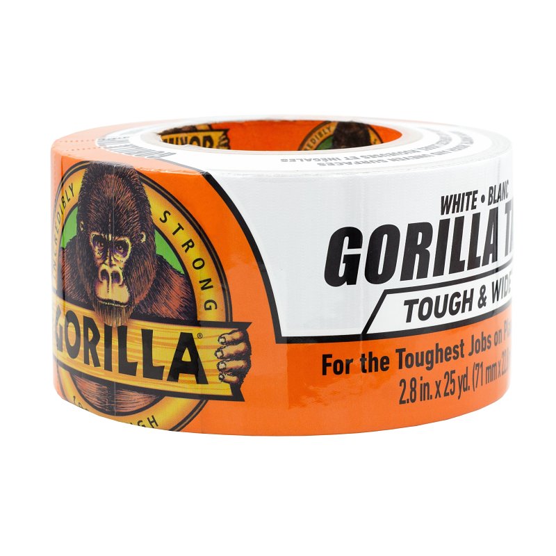 Gorilla TOUGH & WIDE 6025302 Duct Tape, 25 yd L, 2.88 in W