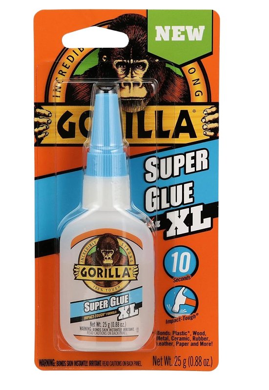 Gorilla Impact-Tough 7400202 Super Glue, Liquid, Irritating, Sharp, Clear, 25 g