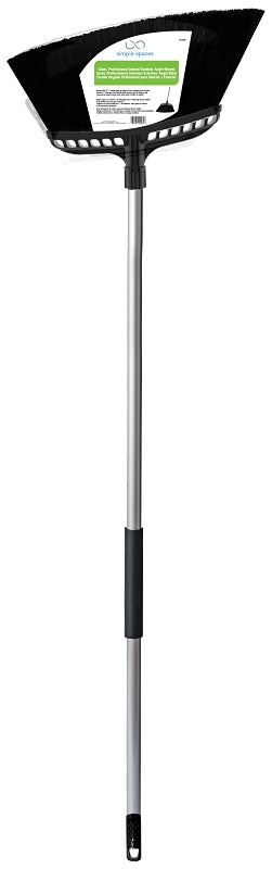Simple Spaces Angle Broom, 11 in Sweep Face, Polypropylene Bristle, Steel