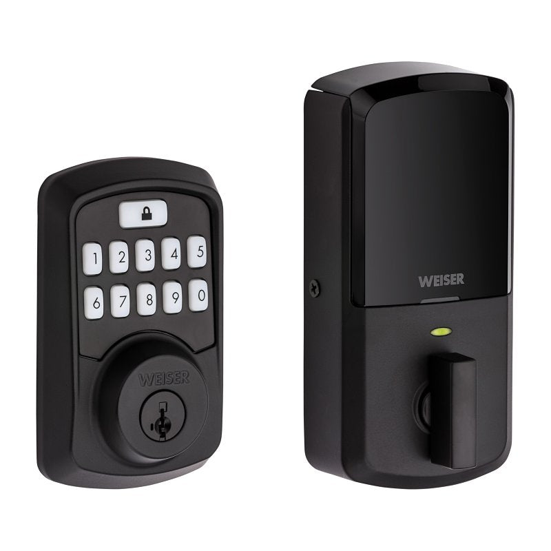 Weiser Smart Bluetooth Deadbolt, Matte Black