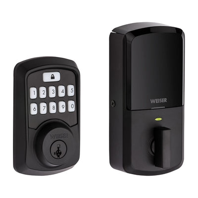 Weiser Smart Bluetooth Deadbolt, Matte Black