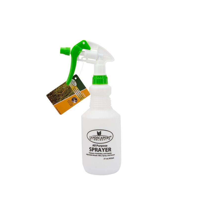 Landscapers Select Spray Bottle, Adjustable Nozzle, PE, White
