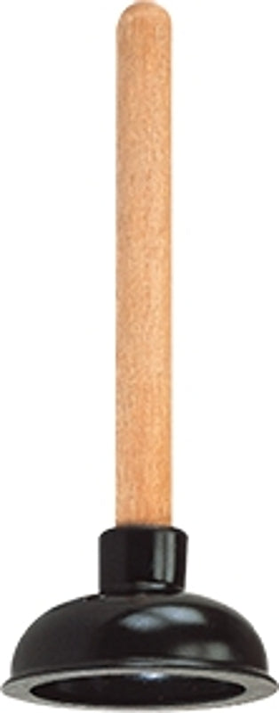 ProSource Plunger, 10-5/8 In OAL, 4 in Cup, Short Handle