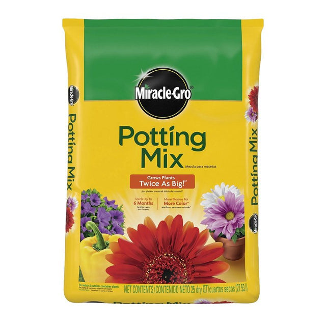 Miracle-Gro Potting Mix, 25 qt Bag