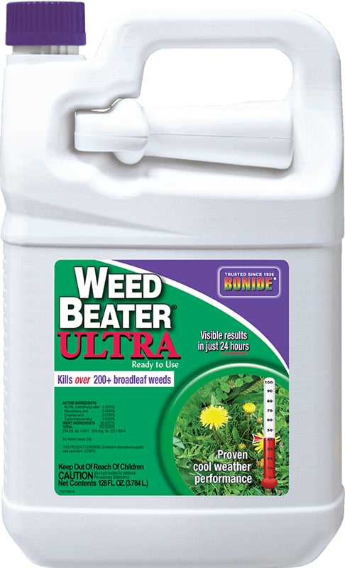 Weed Beater 308 Weed Killer, Liquid, Amber, Spray Application, 1 gal