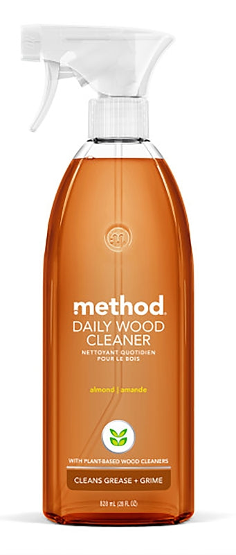 Method Wood Cleaner Spray, Almond, 28 oz