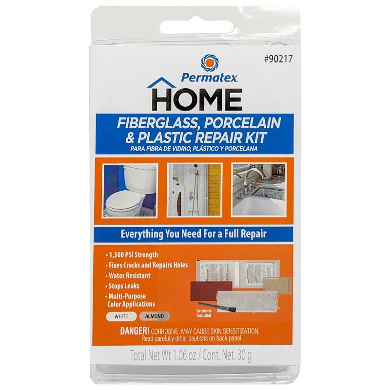 Permatex 90217 Epoxy Resin Repair Kit, White, 1.06 oz