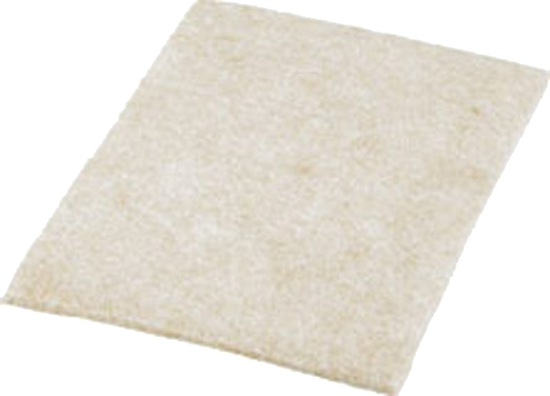 Shepherd Hardware Protective Blanket, Felt Cloth, Beige, 6 in L, 4-1/4 in W, 3/16 in Thick, Rectangular