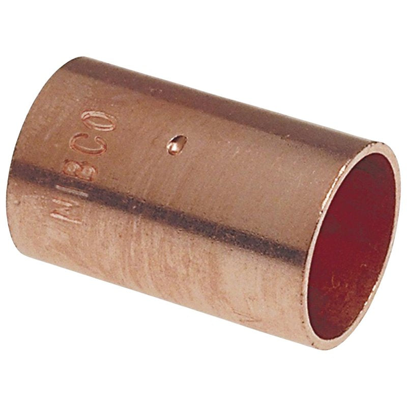 CPLG W/DIMP STOP CU 1/2IN CXC